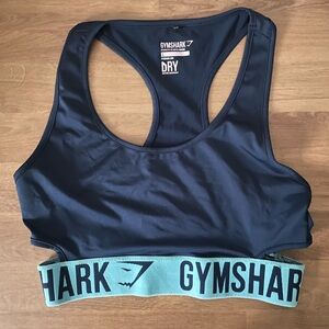 Gymshark Navy and Teal Sports Bra